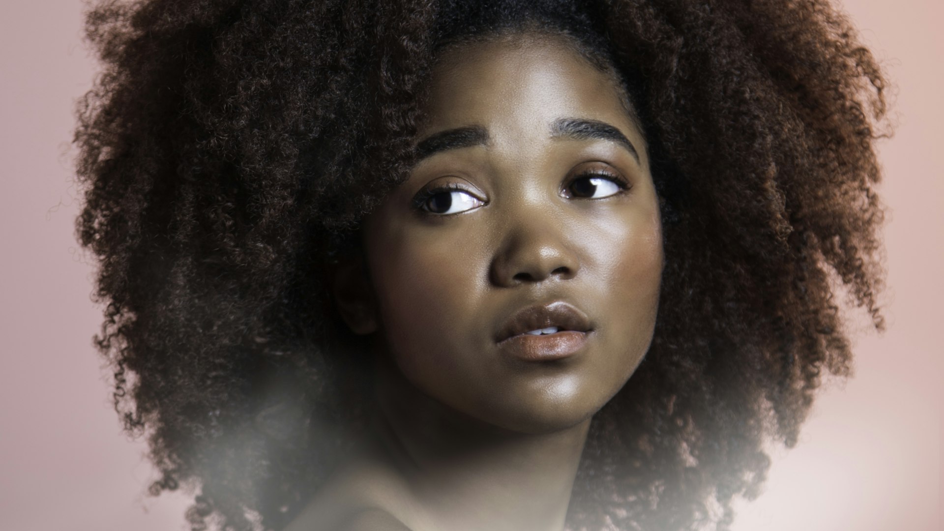 Woman receiving beauty care treatment